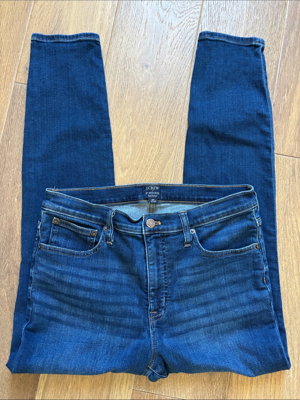 J. Crew Rich Indigo Skinny Jeans